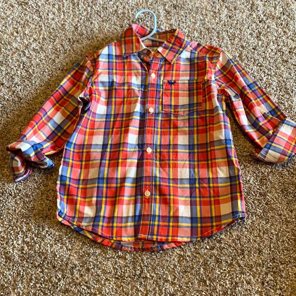 Carter’s Boy plaid button ups